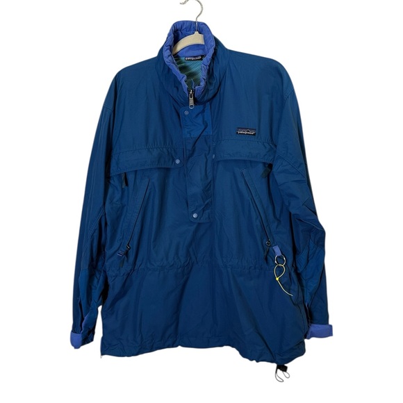 Patagonia Other - Patagonia Vintage Deep Blue Pullover Anorak Gorpcore Granola Windbreaker Sz M